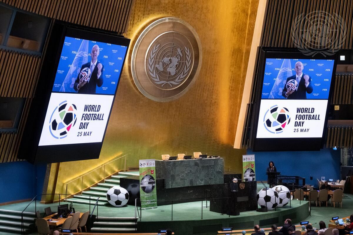 Lasphera Celebrates World Football Day at the United Nations